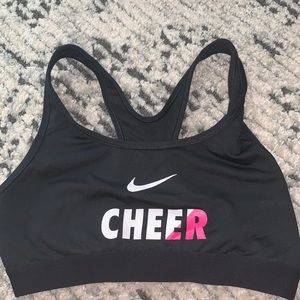 Cheer nike sports bra!!